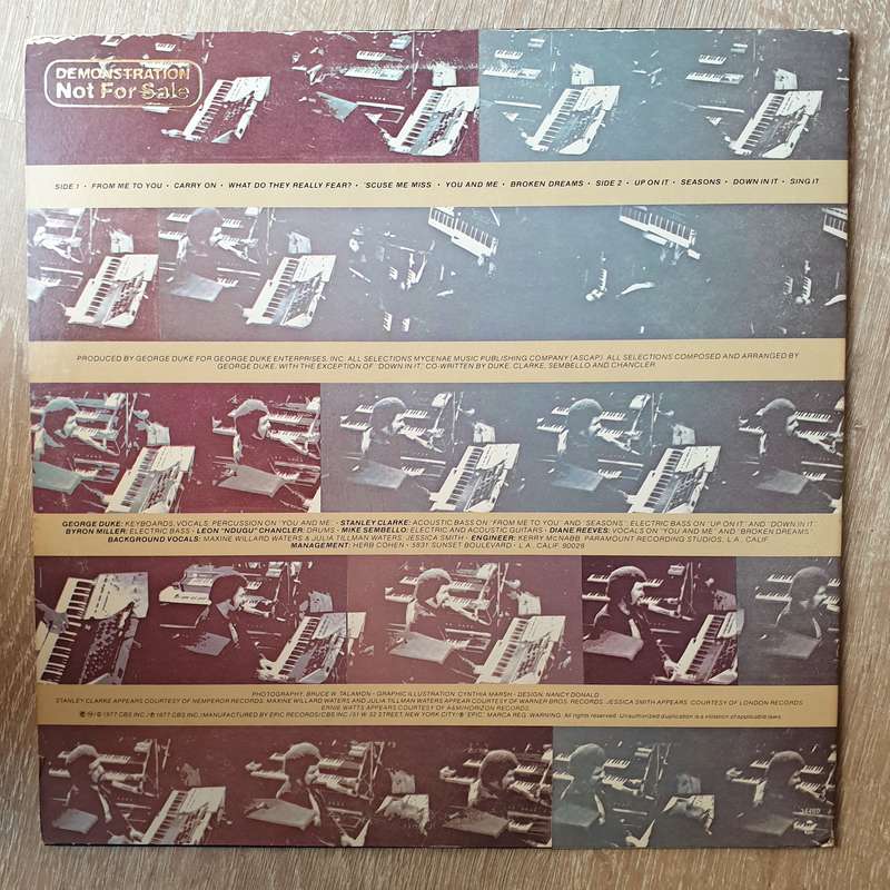 George Duke  From Me To You - Vinyl LP Record - Very-Good+ Quality (VG+)