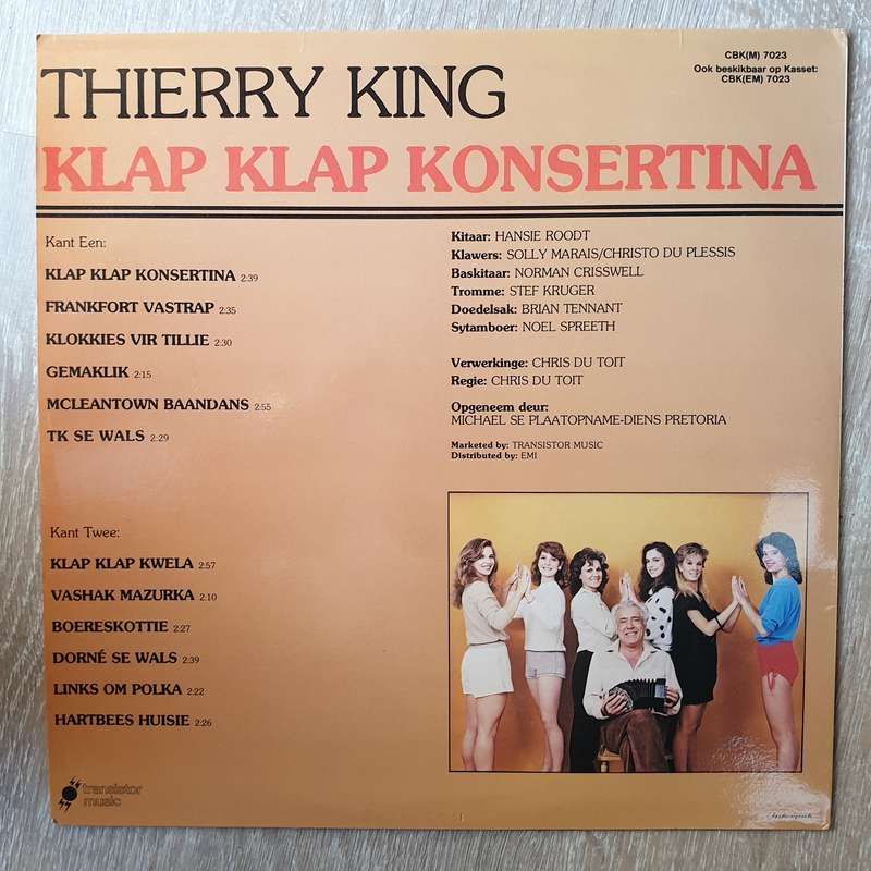 Thierry King - Klap Klap Konsertina - Vinyl LP Record - Very-Good+ Quality (VG+)