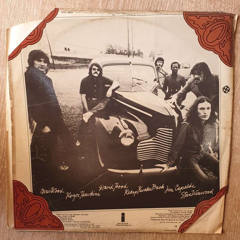 Traffic  Shoot Out At The Fantasy Factory  Vinyl LP Record (VG-)