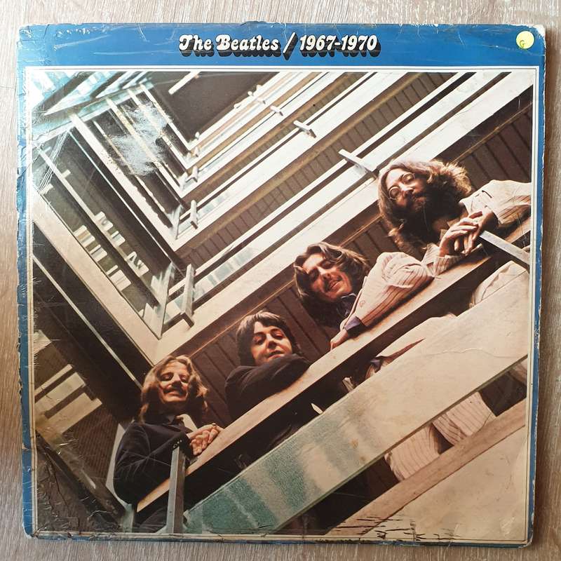 Beatles - Blue Album - 1967-1970 -  Double Vinyl LP Record - Opened  - Good Quality (G)
