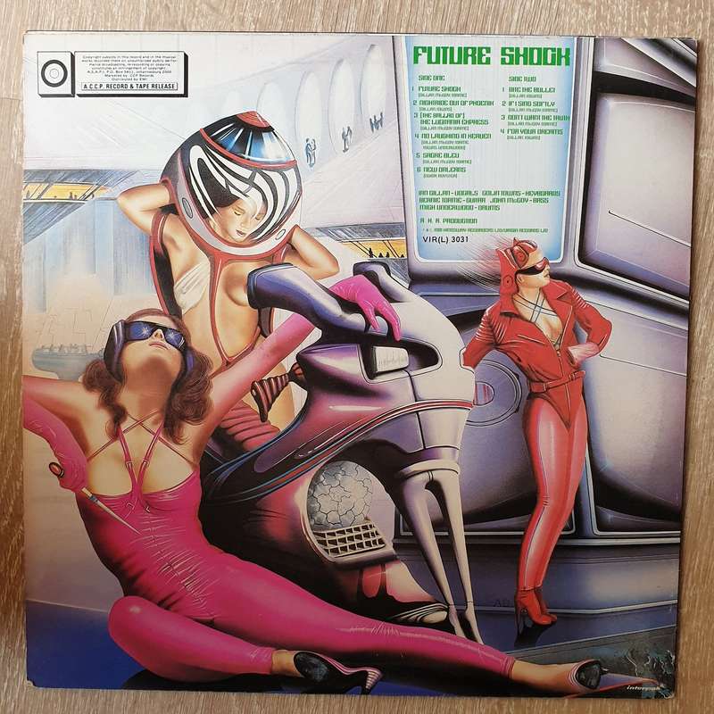 Gillan  Future Shock - Vinyl LP Record - Very-Good+ Quality (VG+)