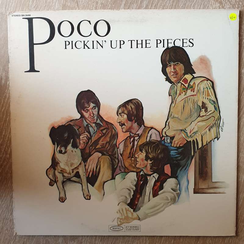 Poco  Pickin' Up The Pieces- Vinyl LP Record - Very-Good+ Quality (VG+)