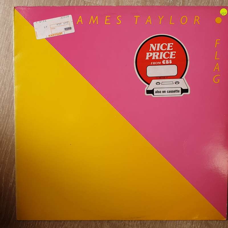 James Taylor  Flag -  Vinyl LP Record  (VG+)
