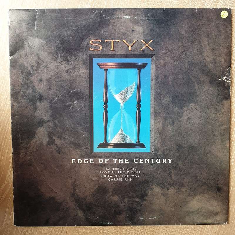 Styx  Edge Of The Century -  Vinyl LP Record - Very-Good+ Quality (VG+)