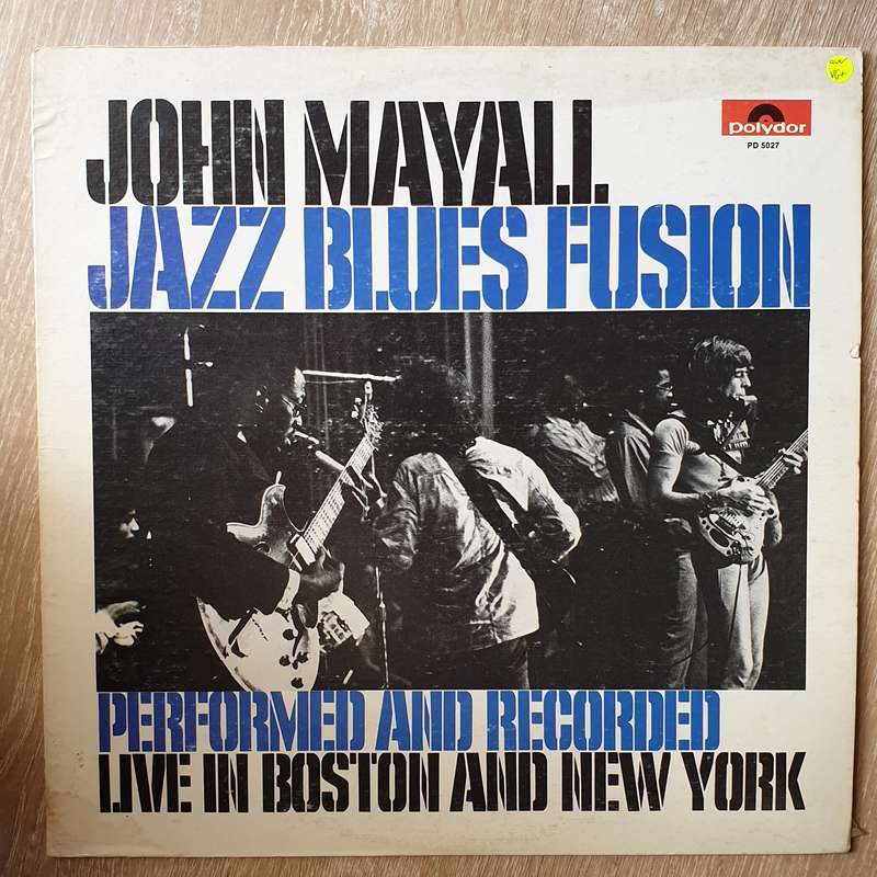 John Mayall  Jazz Blues Fusion (US) - Vinyl LP Record - Very-Good+ Quality (VG+)
