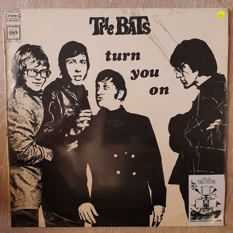 The Bats  The Bats Turn You On - (Rare SA Album) -  Vinyl LP Record - Very-Good+ Quality (VG+)