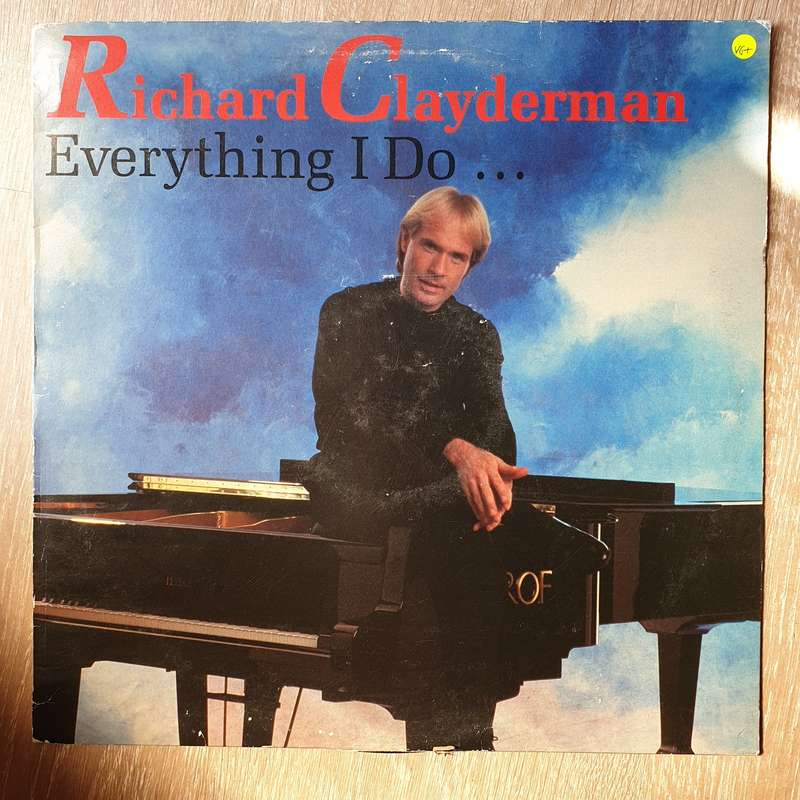 Richard Clayderman  Everything I Do - I Do It For You -   Vinyl LP Record - Very-Good+ Qual...