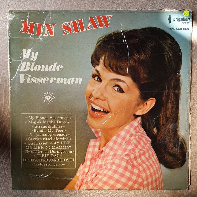 Min Shaw - My Blonde Visserman  Vinyl LP Record - Opened  - Very-Good- Quality (VG-)