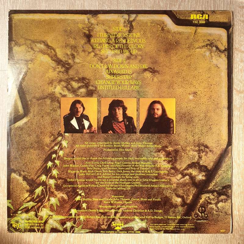 Budgie  Nightflight - Vinyl LP Record - Very-Good+ Quality (VG+)