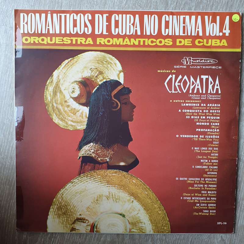 Orquestra Românticos De Cuba  No Cinema Vol.4  Vinyl LP Record - Very-Good+ Quality ...
