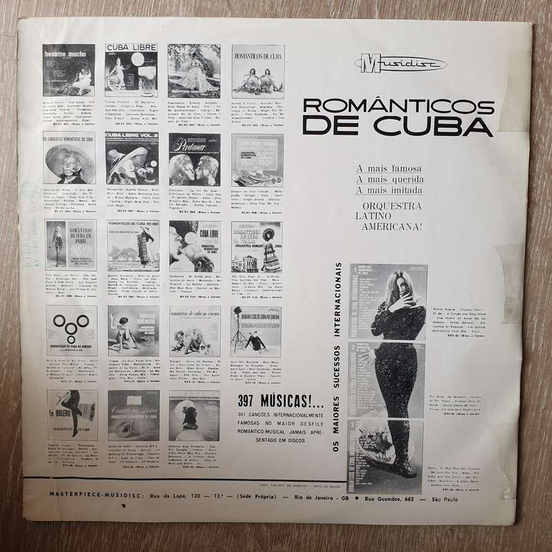 Orquestra Românticos De Cuba  No Cinema Vol.4  Vinyl LP Record - Very-Good+ Quality ...