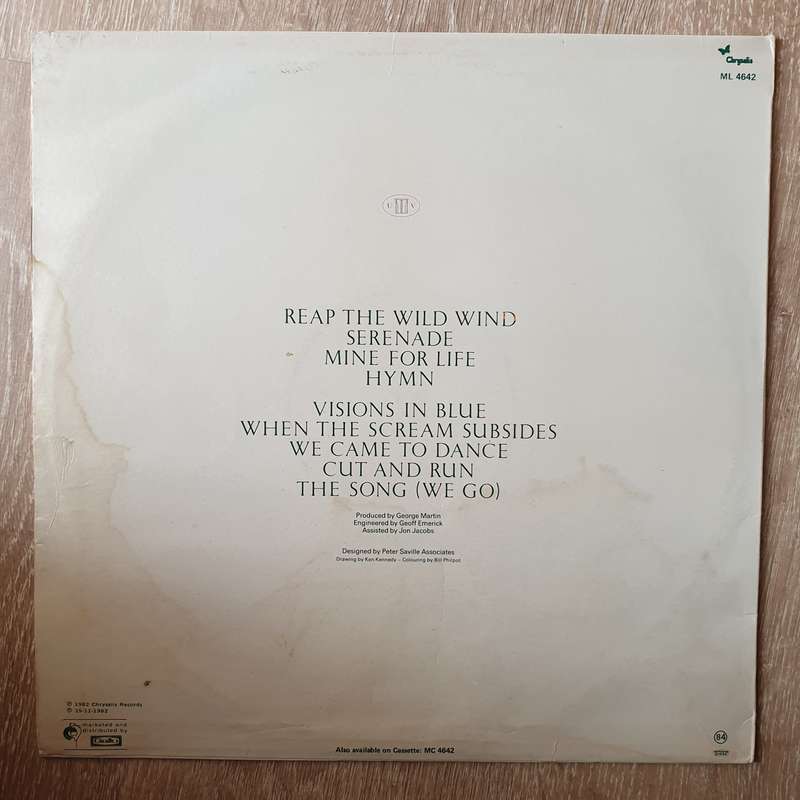 Ultravox  Quartet   Vinyl LP Record - Very-Good+ Quality (VG+)