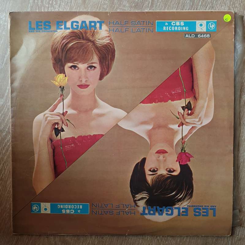 Les Elgart And His Orchestra  Half Satin - Half Latin - Vinyl LP Record - Opened  - Very-Go...