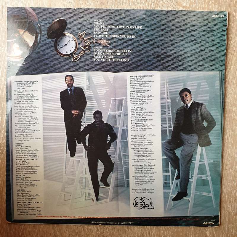 GQ  Face To Face   Vinyl LP Record - Opened  - Very-Good  Quality (VG)