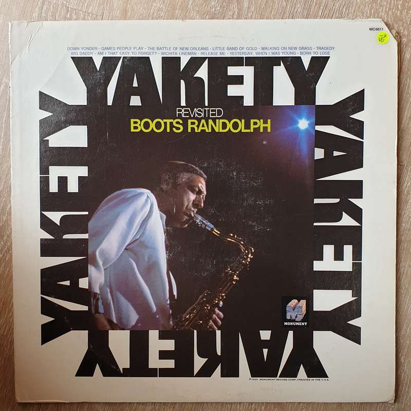 Boots Randolph  Yakety Revisited (US) - Vinyl LP Record - Opened  - Very-Good- Quality (VG-)