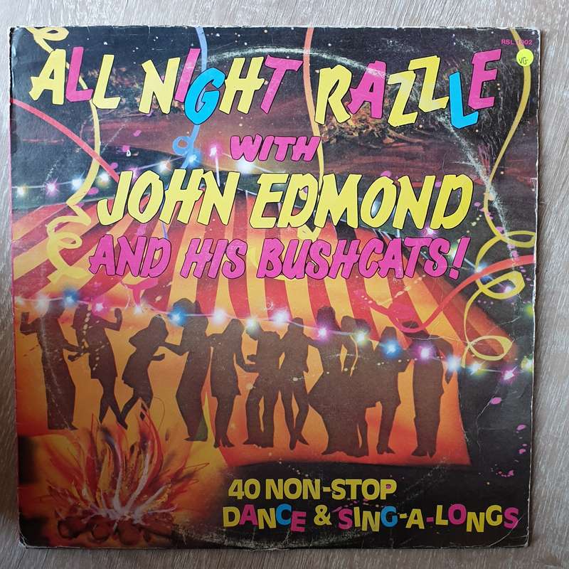 John Edmond And His Bushcats  All Night Razzle  Vinyl LP Record - Opened  - Very-Good  Q...