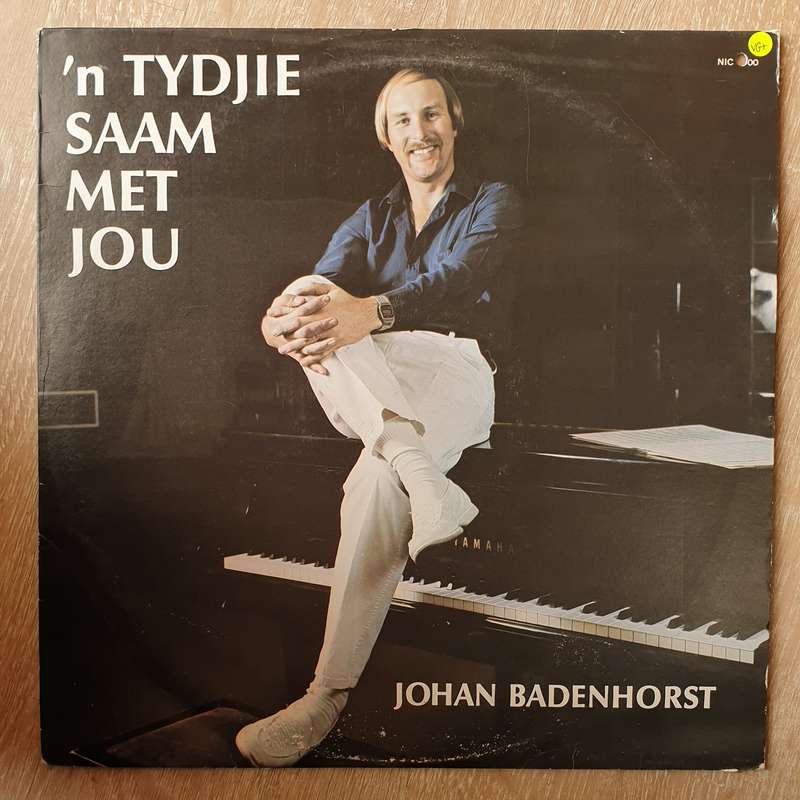 Johan Badenhorst - 'n Tydjie Saam Met Jou  Vinyl LP Record - Very-Good+ Quality (VG+)