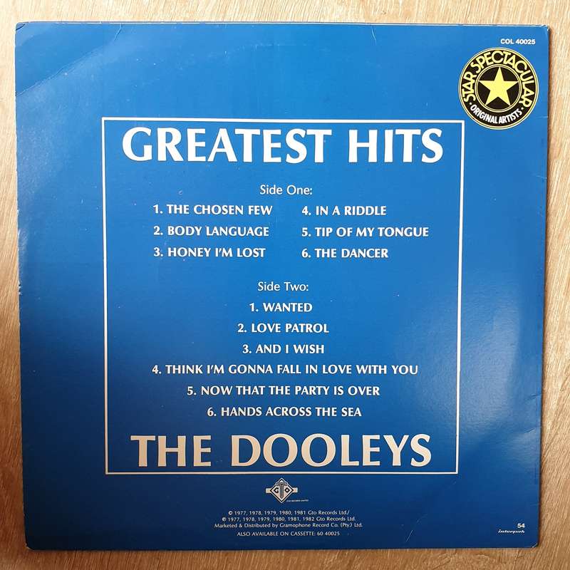 The Dooleys  The Dooleys Greatest Hits - Vinyl LP Record - Opened  - Very-Good- Quality (VG...