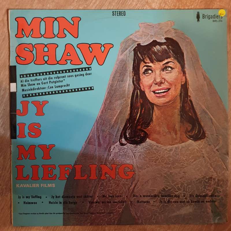 Min Shaw - Jy Is My Liefling  Vinyl LP Record - Very-Good+ Quality (VG+)
