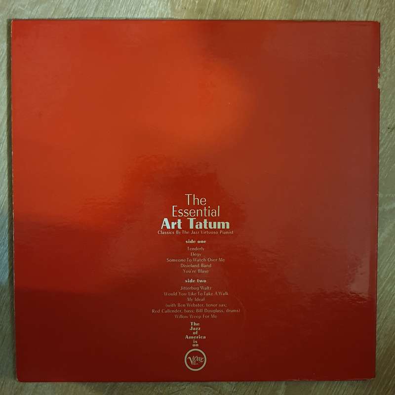 Art Tatum  The Essential Art Tatum - Vinyl LP Record - Opened  - Very-Good- Quality (VG-)