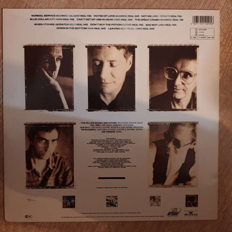 The Blues Band  Back For More  Vinyl LP Record - Very-Good+ Quality (VG+)