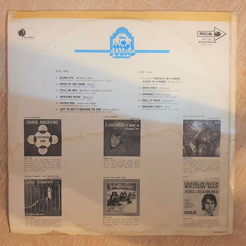 The MCA Sound Conspiracy - Vinyl LP Record - Opened  - Very-Good  Quality (VG)