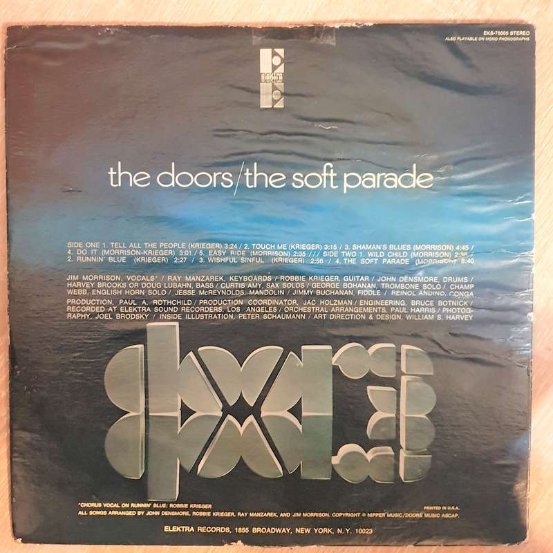 The Doors  The Soft Parade - Vinyl LP Record - Opened  - Very-Good  Quality (VG)