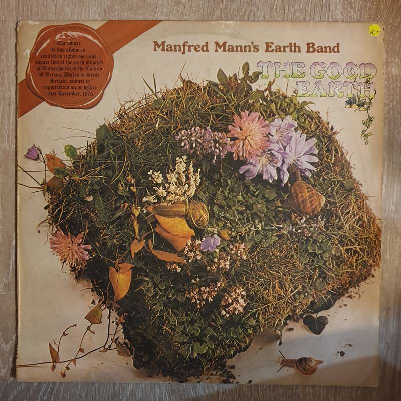 Manfred Mann's Earth Band  The Good Earth - Vinyl LP Record - Very-Good+ Quality (VG+)
