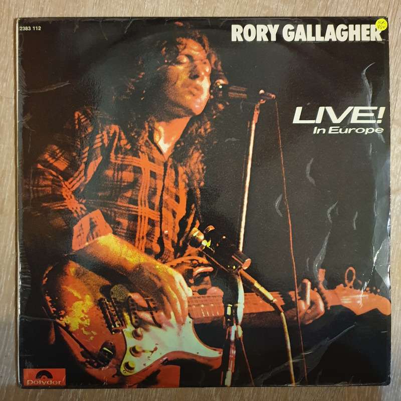 Rory Gallagher  Live! In Europe - Vinyl LP Record - Very-Good+ Quality (VG+)