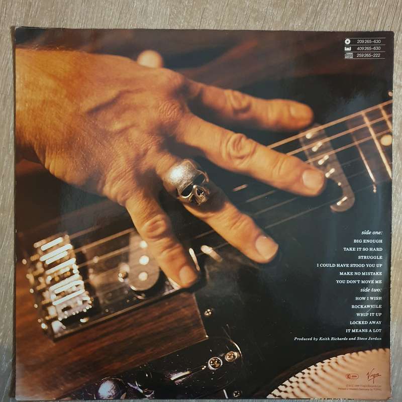 Keith Richards  Talk Is Cheap  Vinyl LP Record - Very-Good+ Quality (VG+)