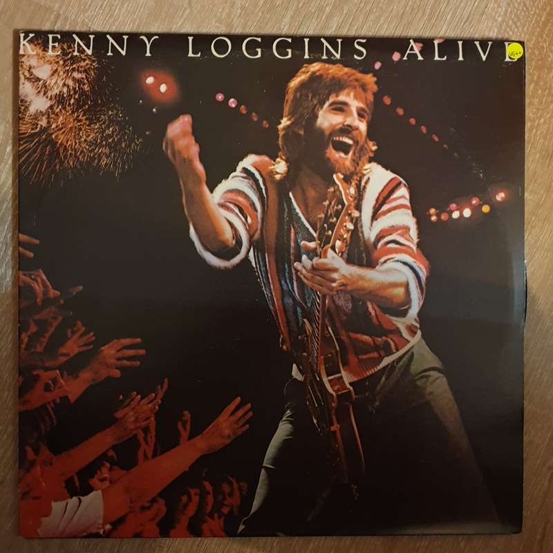 Kenny Loggins - Alive - Vinyl LP Record - Very-Good+ Quality (VG+)