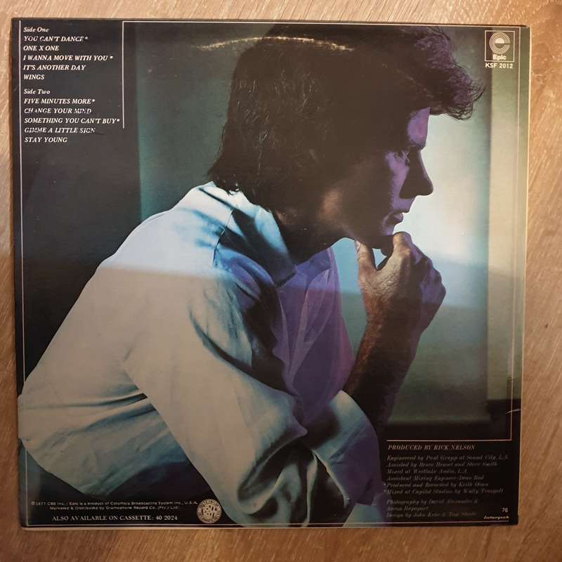 Rick Nelson  Intakes - Vinyl LP Record - Very-Good+ Quality (VG+)