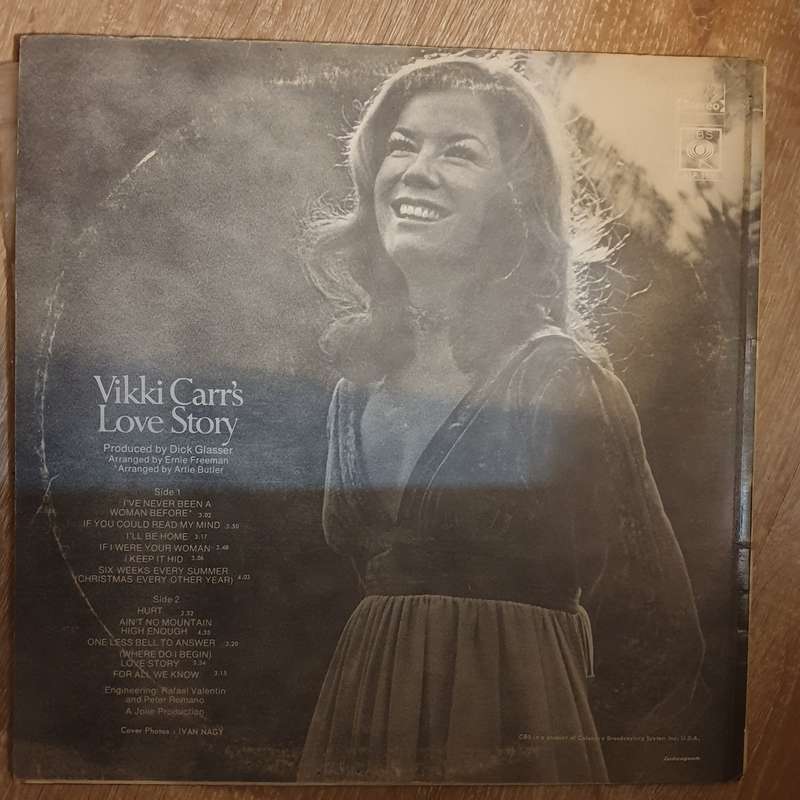 Vikki Carr  Vikki Carr's Love Story - Vinyl LP Record - Very-Good+ Quality (VG+)