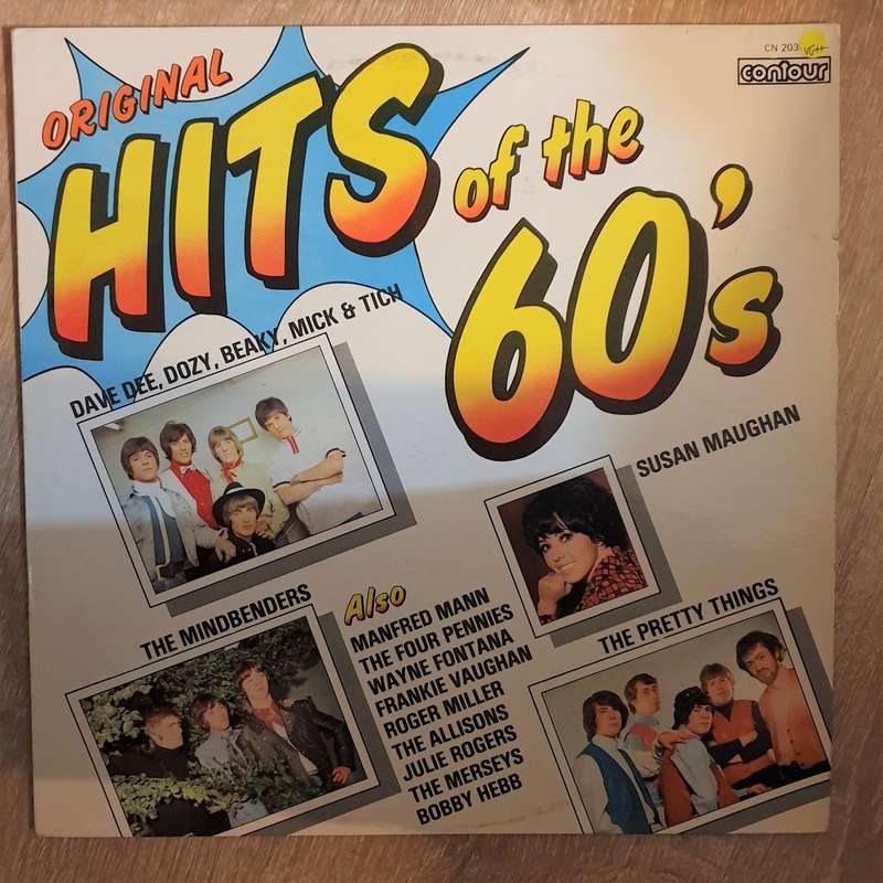 Hits Of The 60's - Original Artists - Vinyl LP Record - Very-Good+ Quality (VG+)