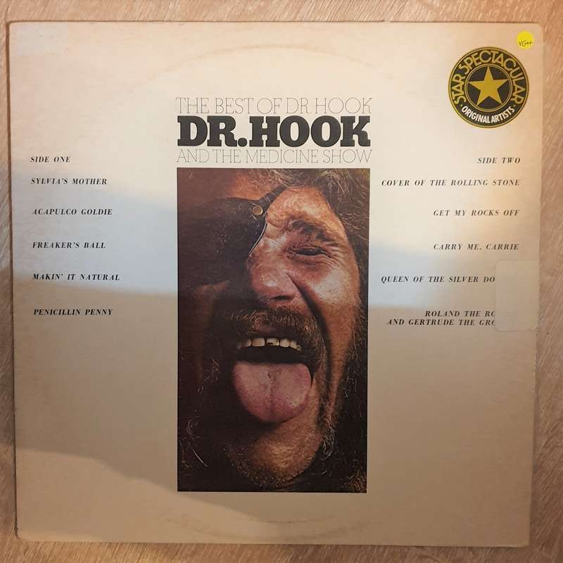 Dr. Hook And The Medicine Show  The Best Of Dr. Hook - Vinyl LP Record - Very-Good+ Quality...