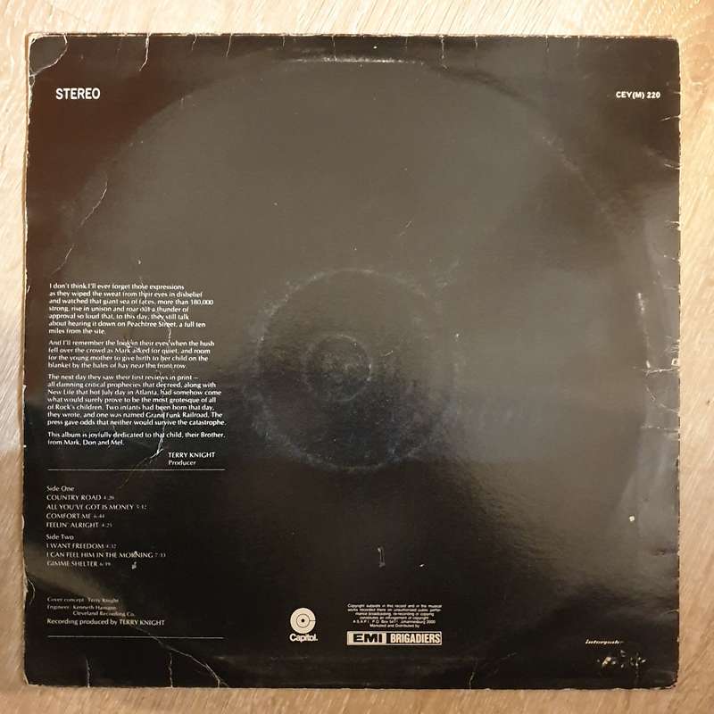Grand Funk - Survival - Vinyl LP Record - Very-Good  Quality (VG)