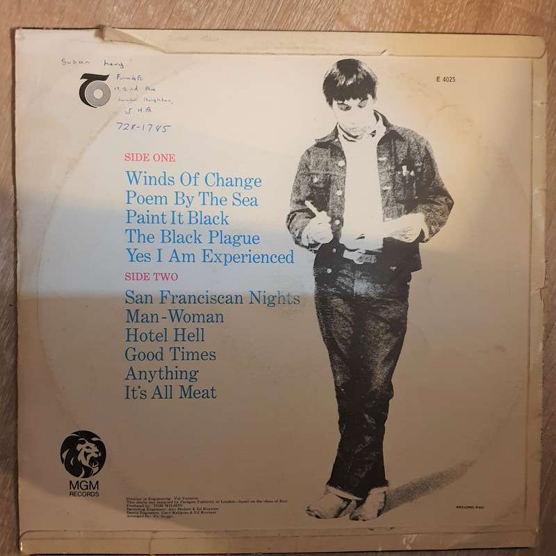 Eric Burdon & The Animals  Winds Of Change - Vinyl LP Record - Opened  - Very-Good- Quality...