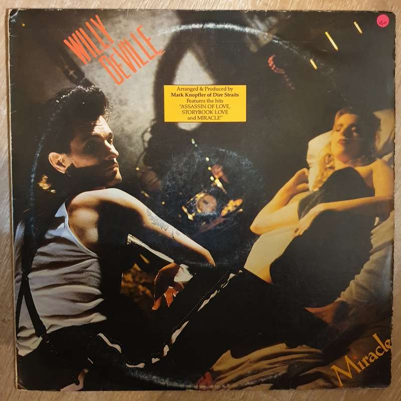 Willy DeVille  Miracle -  Vinyl LP Record - Very-Good+ Quality (VG+)