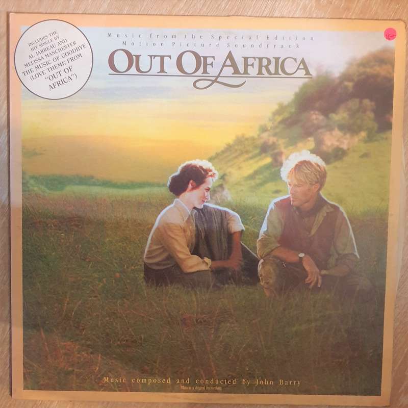 Out Of Africa - John Barry - (Al Jarreau & Melissa Manchester)  Vinyl LP Record - Very-Good...