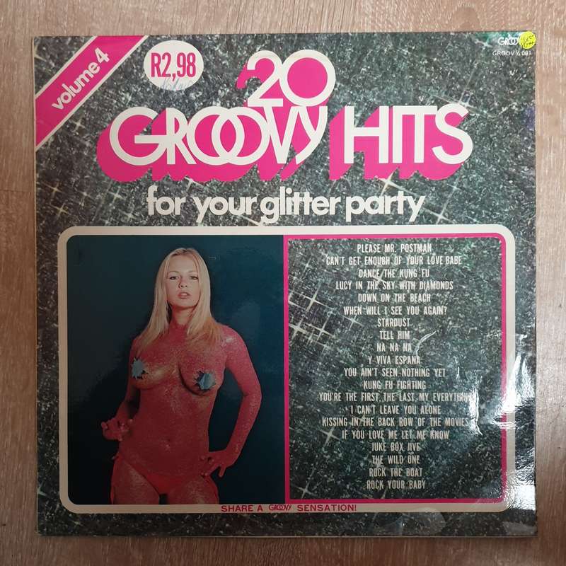 20 Groovy Hits For Your Glitter Party  Vinyl LP Record - Very-Good+ Quality (VG+)
