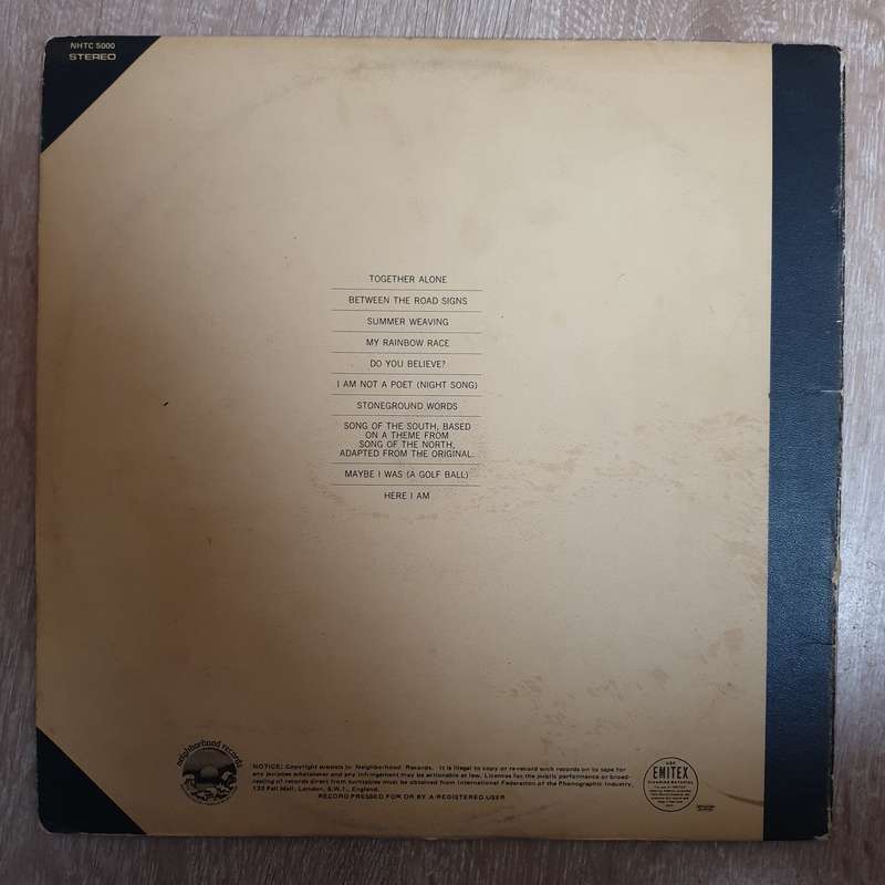 Melanie  Stoneground Words with Poster  Vinyl LP Record - Very-Good+ Quality (VG+)