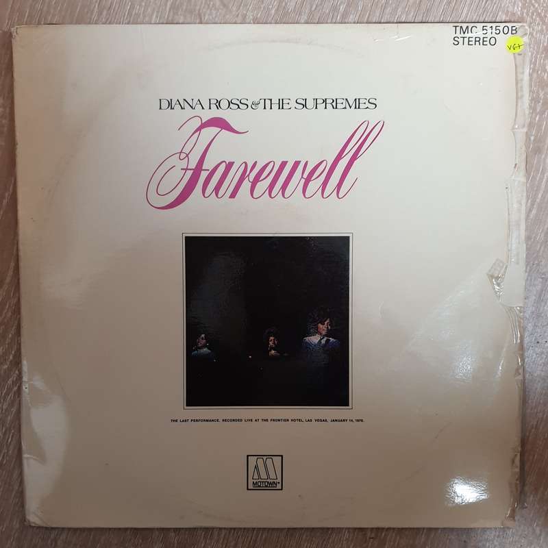 Diana Ross & The Supremes - Farewell  - Vinyl LP Record - Opened  - Very-Good+ Quality (VG+)