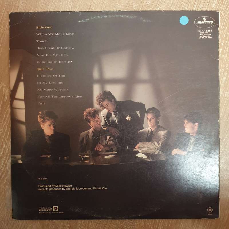 Berlin  Love Life  Vinyl LP Record - Very-Good+ Quality (VG+)