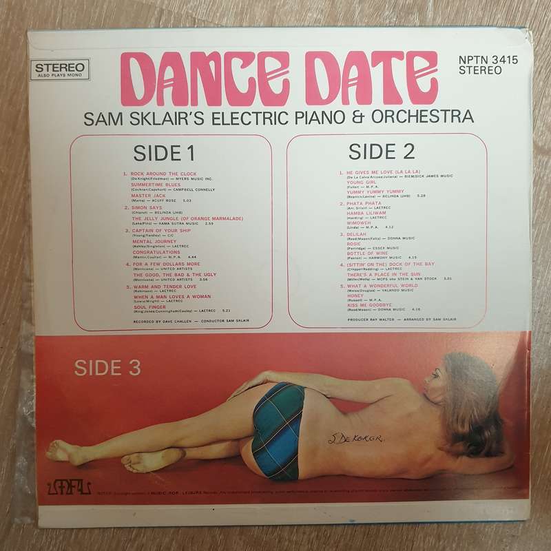 Sam Sklair - Dance Date - Vinyl LP Record - Opened  - Very-Good  Quality (VG)
