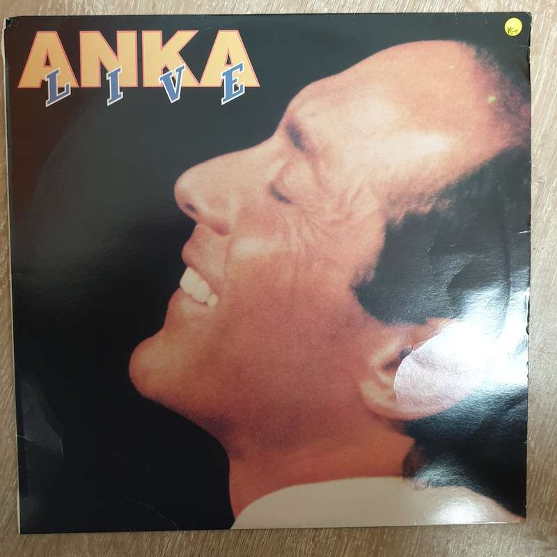Paul Anka - Live  Vinyl LP Record - Very-Good+ Quality (VG+)