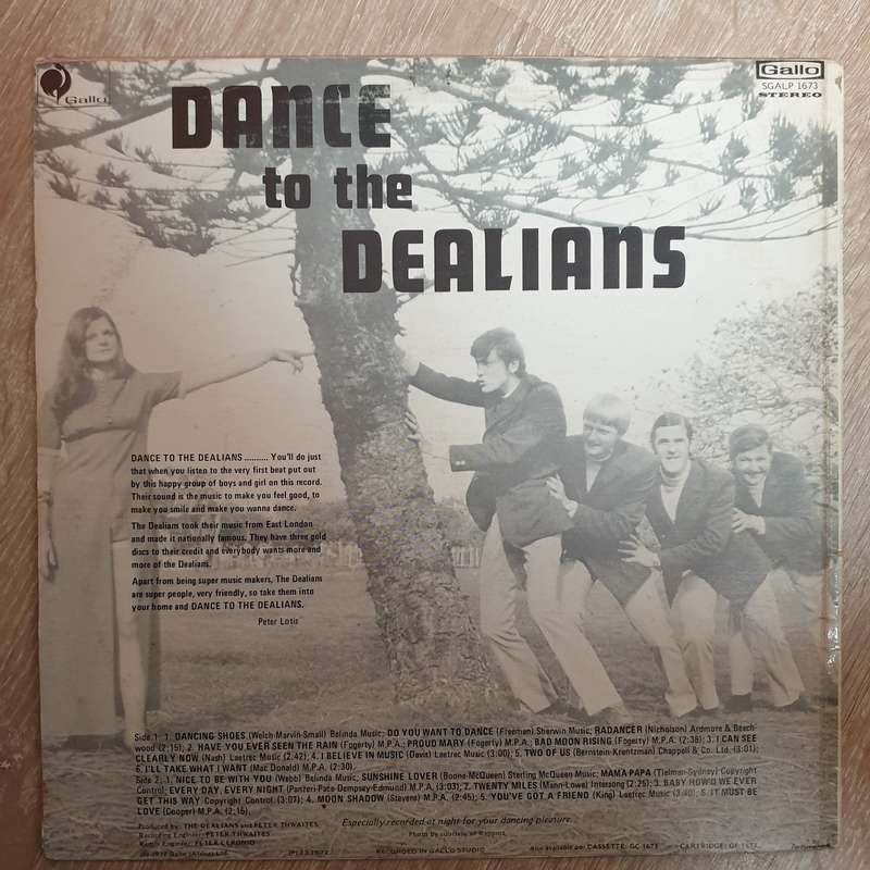 The Dealians  Dance To The Dealians - Vinyl LP Record - Opened  - Very-Good  Quality (VG)