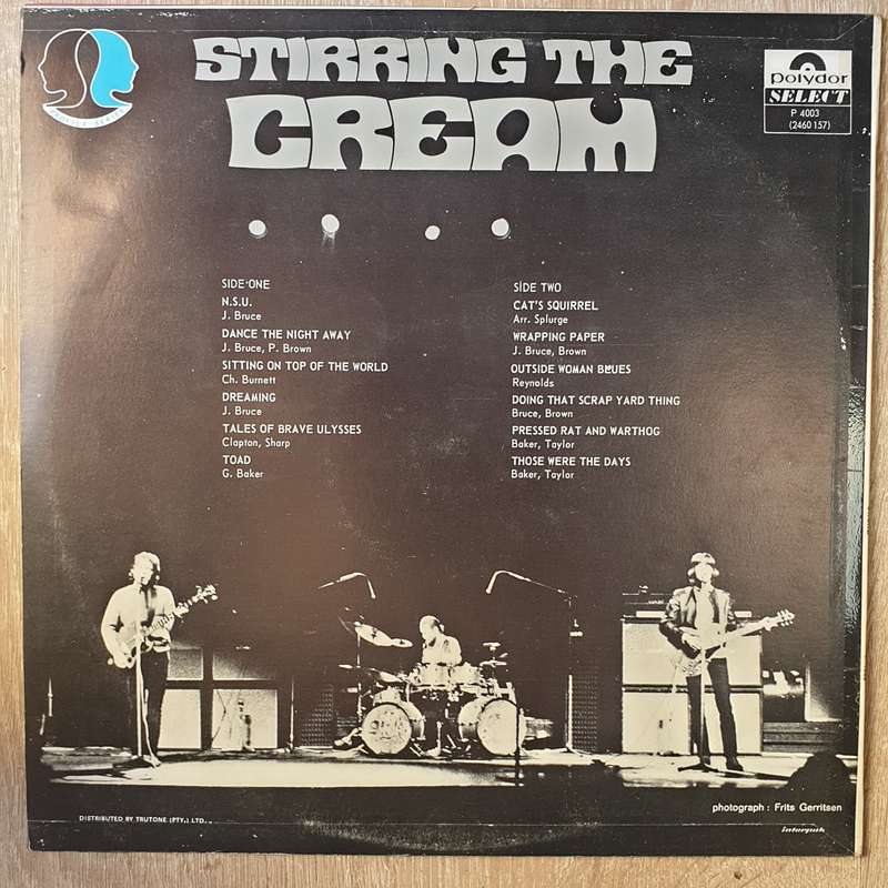 Cream  Stirring The Cream - Vinyl LP Record - Opened - Very-Good+ Quality (VG+)