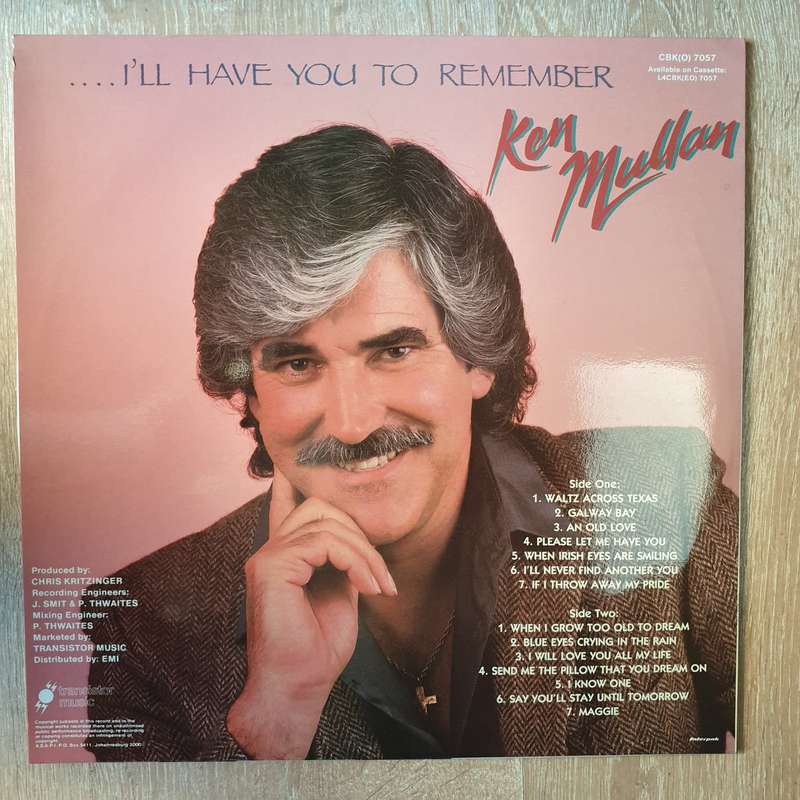 Ken Mullan  When I Grow Too Old To Dream - Vinyl LP Record - Very-Good+ Quality (VG+)
