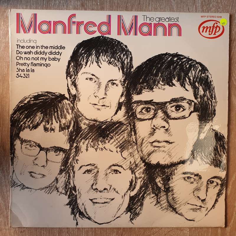 The Greatest Of Manfred Mann - Vinyl LP Record - Opened  - Very-Good  Quality (VG)