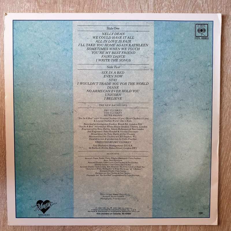 The New Bachelors - Now And Then - Vinyl LP Record - Opened  - Very-Good+ Quality (VG+)